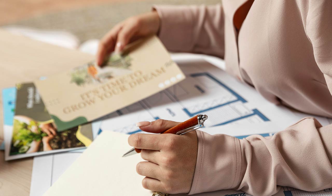 Realizzazione creativa di materiale informativo